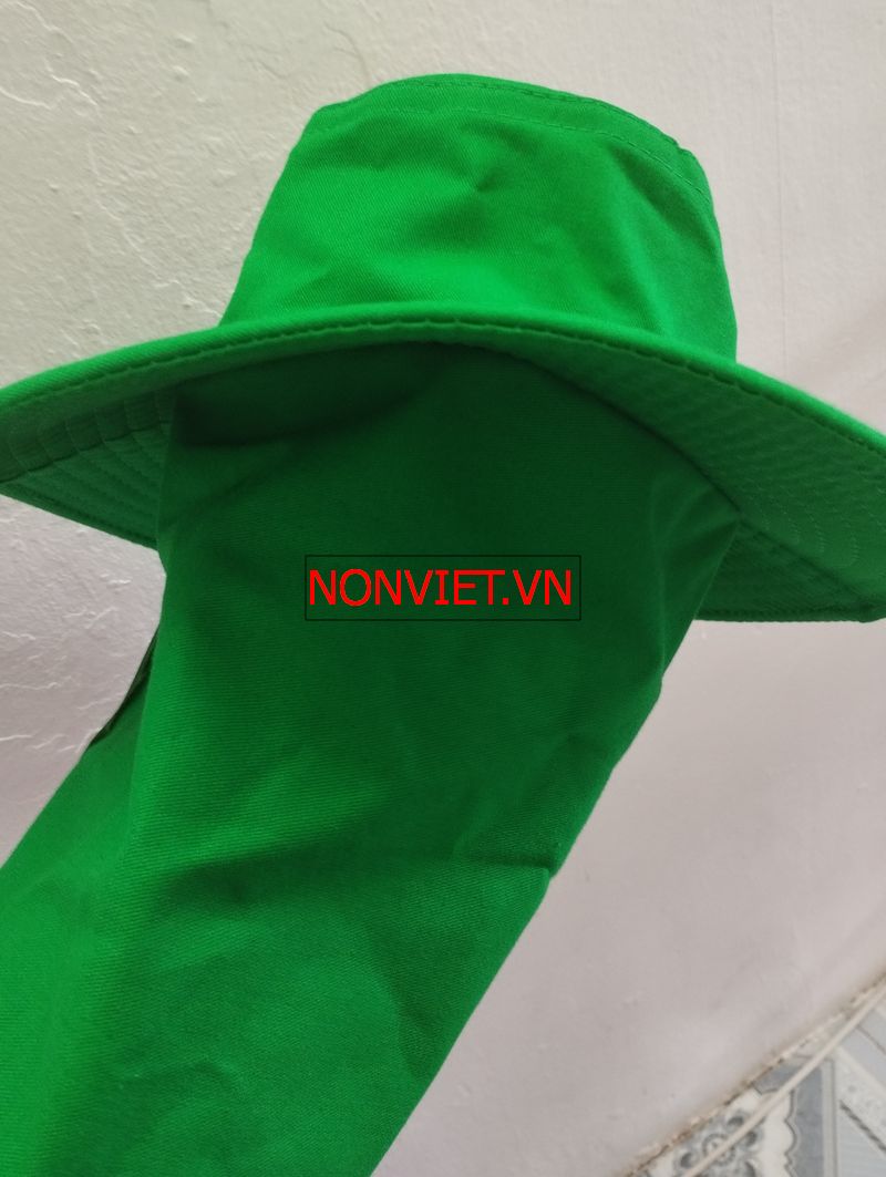 May nón tai bèo có miếng che nắng sau đầu
